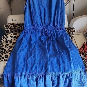 Blue Sleeveless Dress